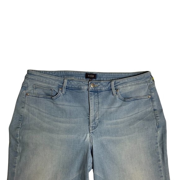 NYDJ  Womens Jeans Tag W16 Blue Light Wash W38xL26 Denim - Picture 11 of 12